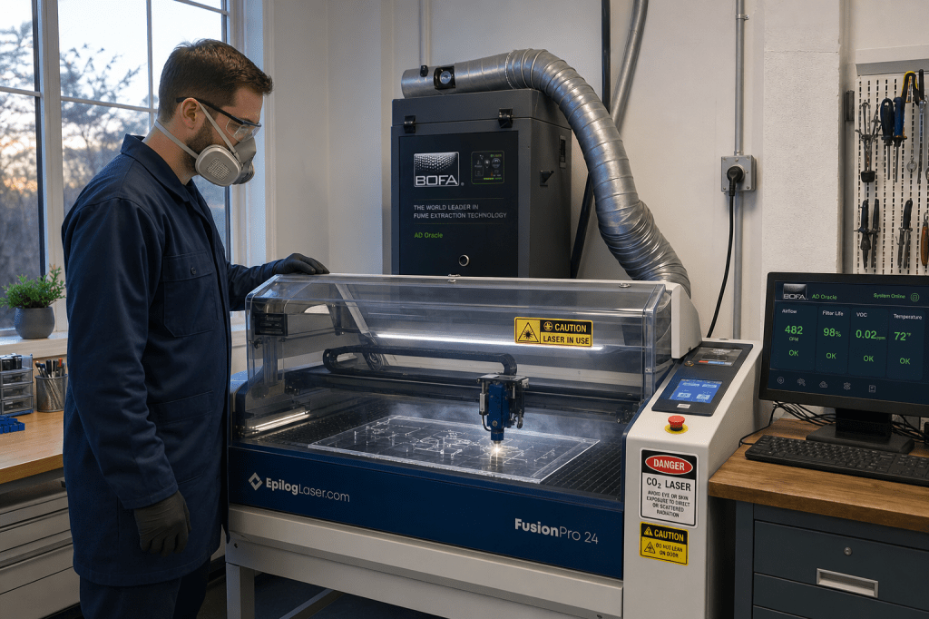 Wat zijn de belangrijkste veiligheids- en ventilatie-eisen bij plastic lasersnijden om schadelijke dampen te voorkomen?