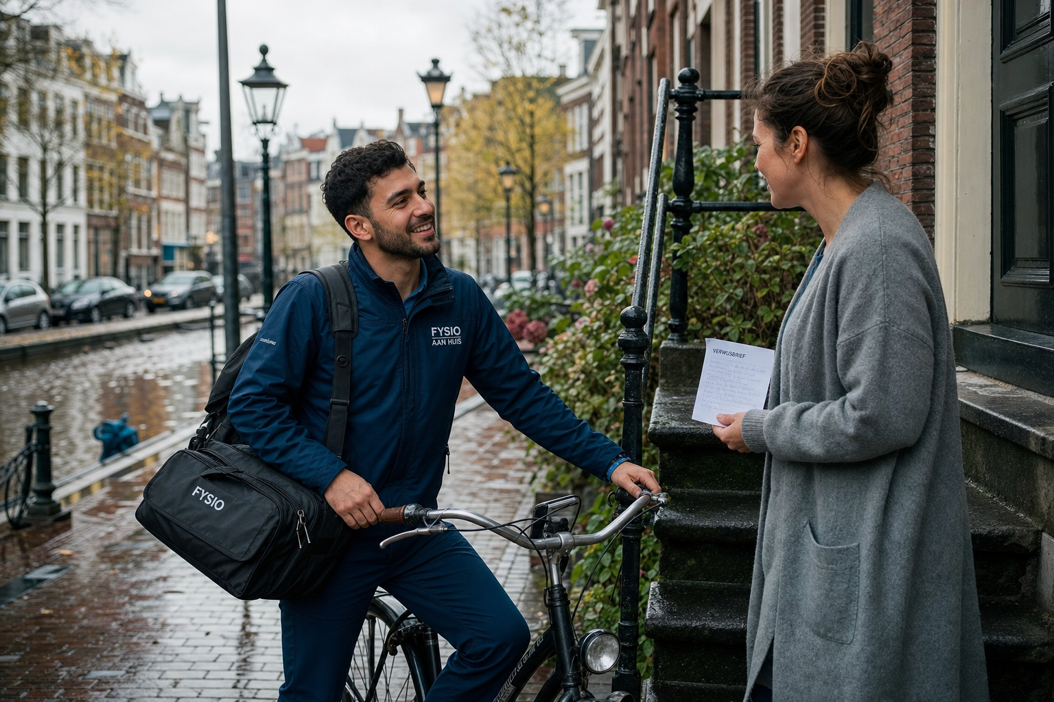 Fysiotherapeut Amsterdam West in praktijk