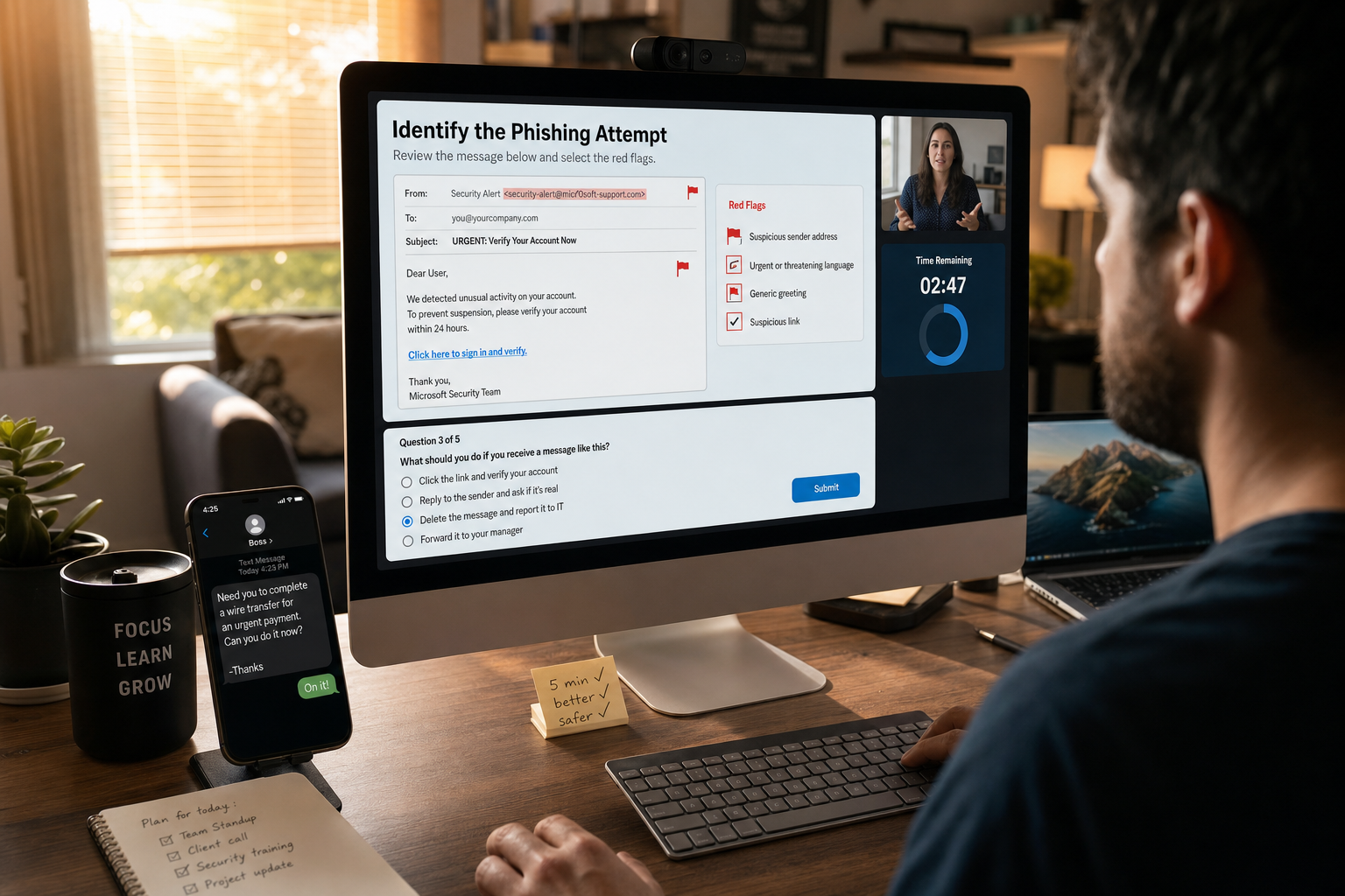 Phishing en social engineering training